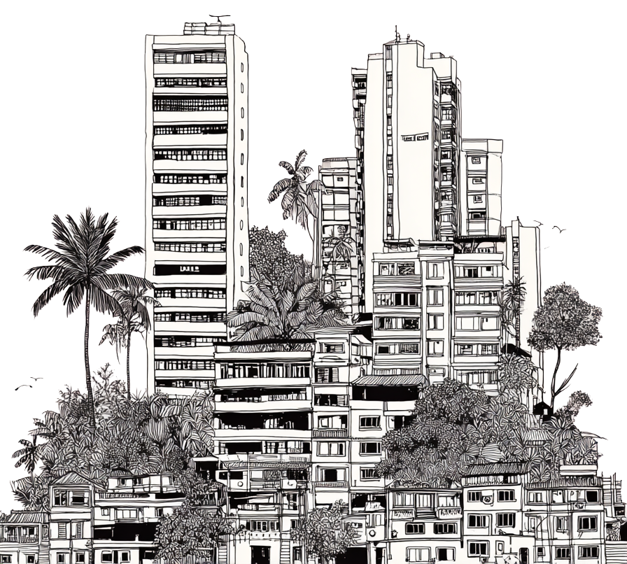 Jakarta city scene.